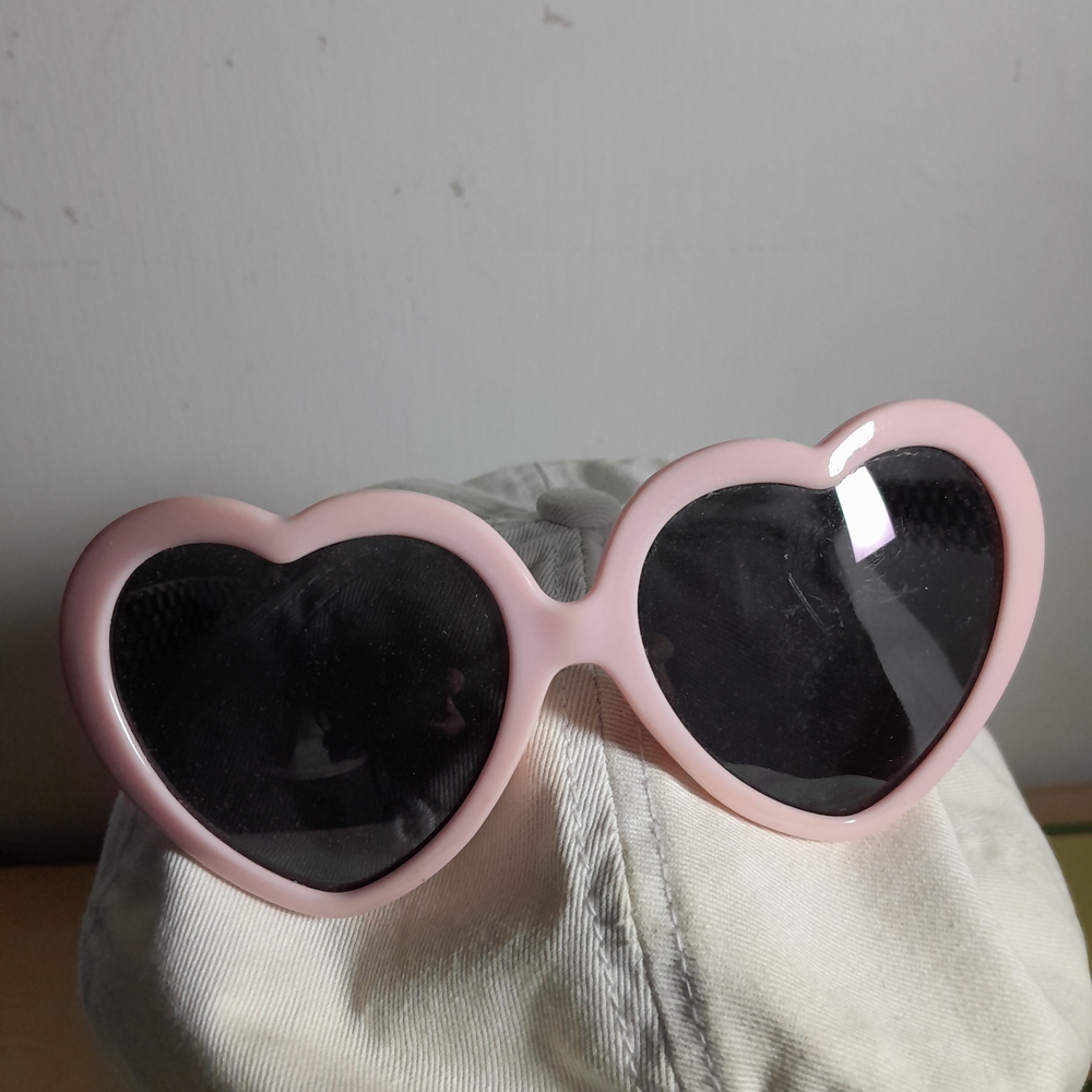 Vans Pink Heart-Shaped Sunglasses